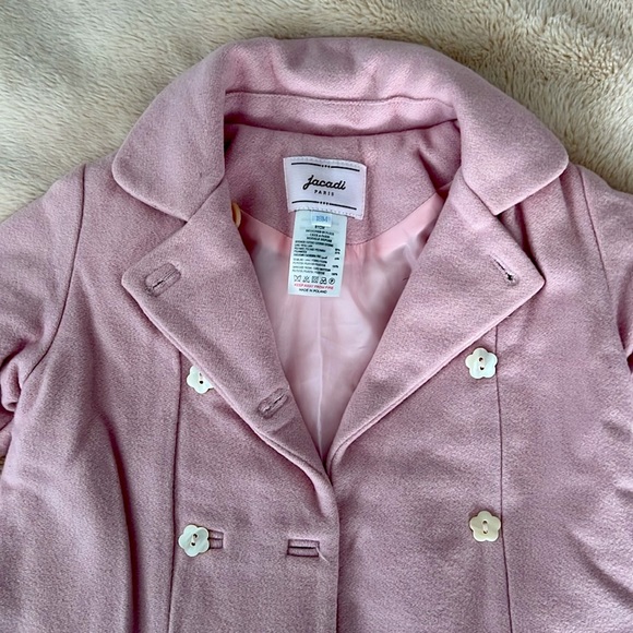 Jacadi Paris Baby girl coat color light pink - Picture 3 of 4